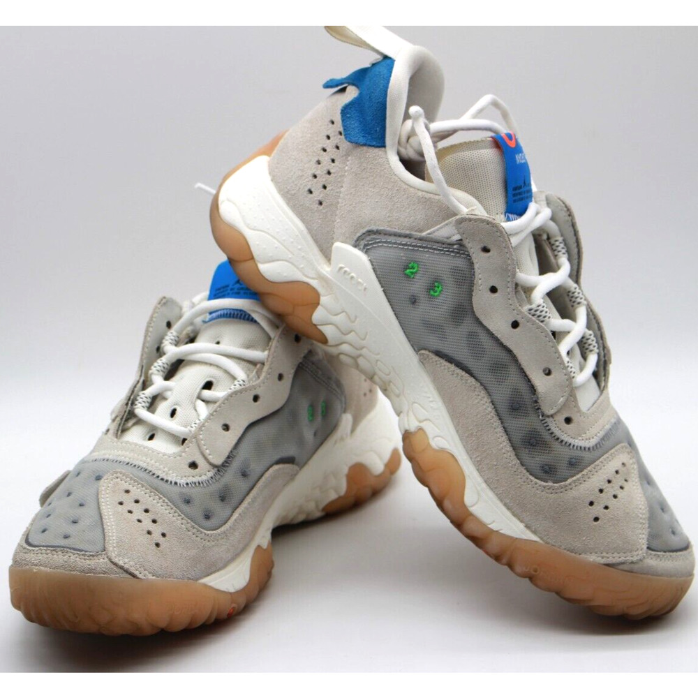 Nike Mens Air Jordan Delta 2 Smoke Grey Orange Blue Sneaker CV8121-00 Size 9